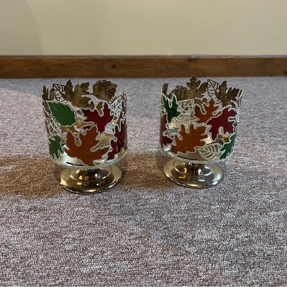 Bath & Body Works Accents Lot Of 2 Bath And Body Works Fall Leaf